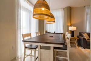 Luxury apartment-for rent-Punda-Curaçao dining room