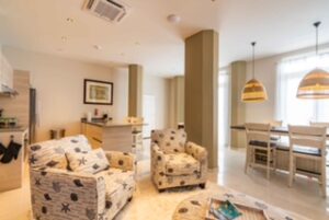 Luxury apartment-for rent-Punda-Curaçao living room