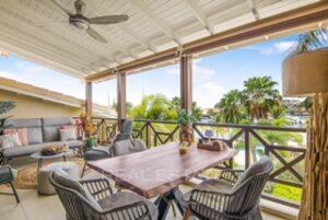 te koop - curacao - resort - jan thiel - brakkeput abou - water - zeezicht - haven - vakantieverhuur - investering - spaans water appartementen - terras  
